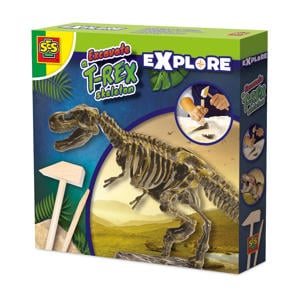 T-rex skelet opgraven