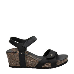 nubuck sandalettes zwart