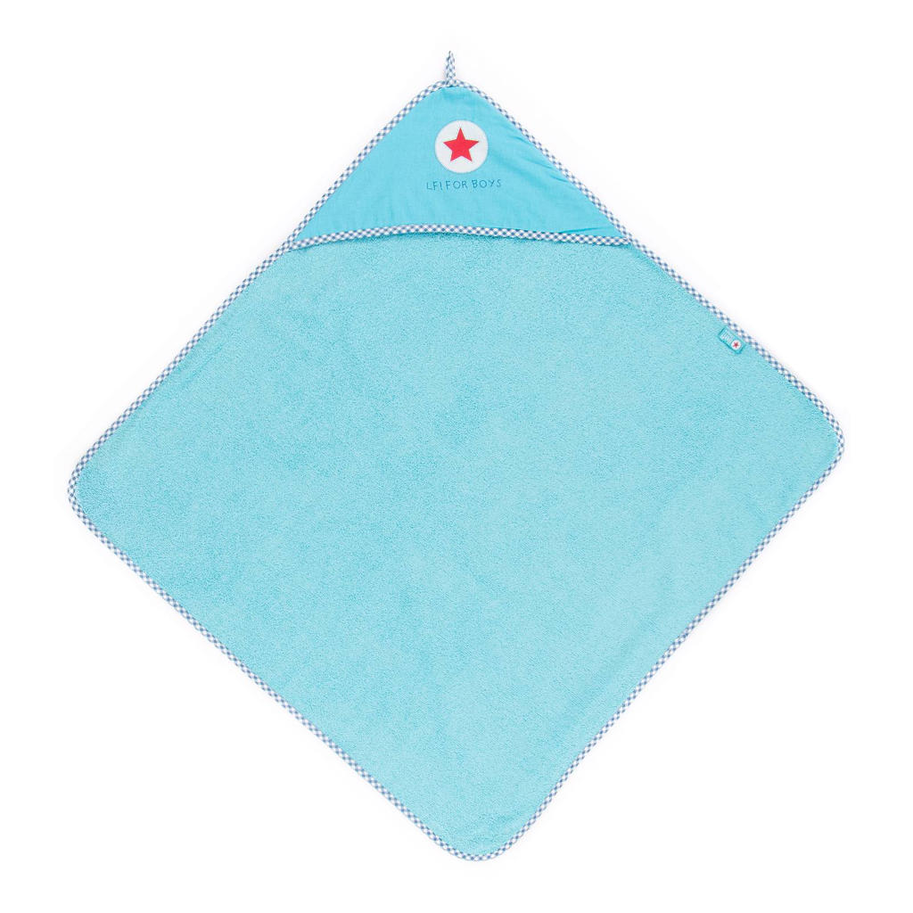 lief! badcape 75x75 cm turquiose