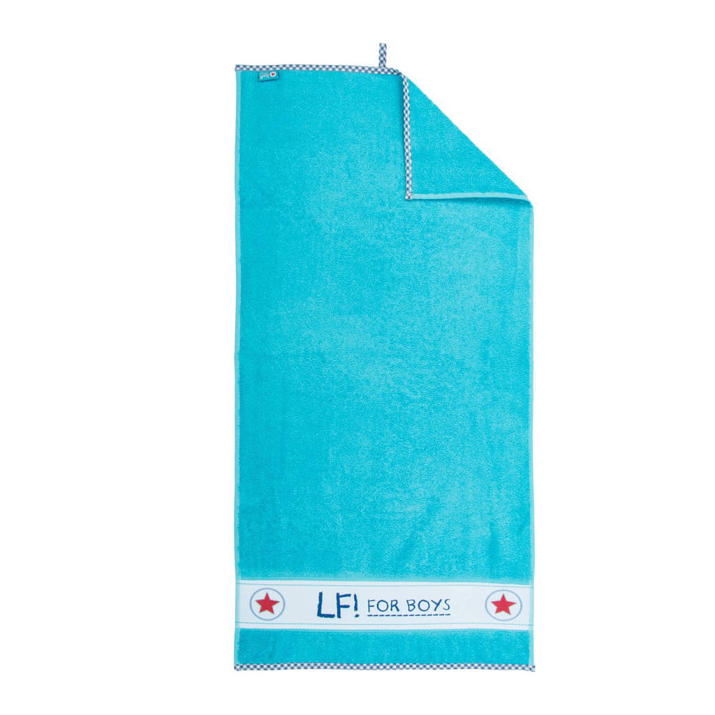 lief! badlaken 70x130 cm turquoise, Turquoise