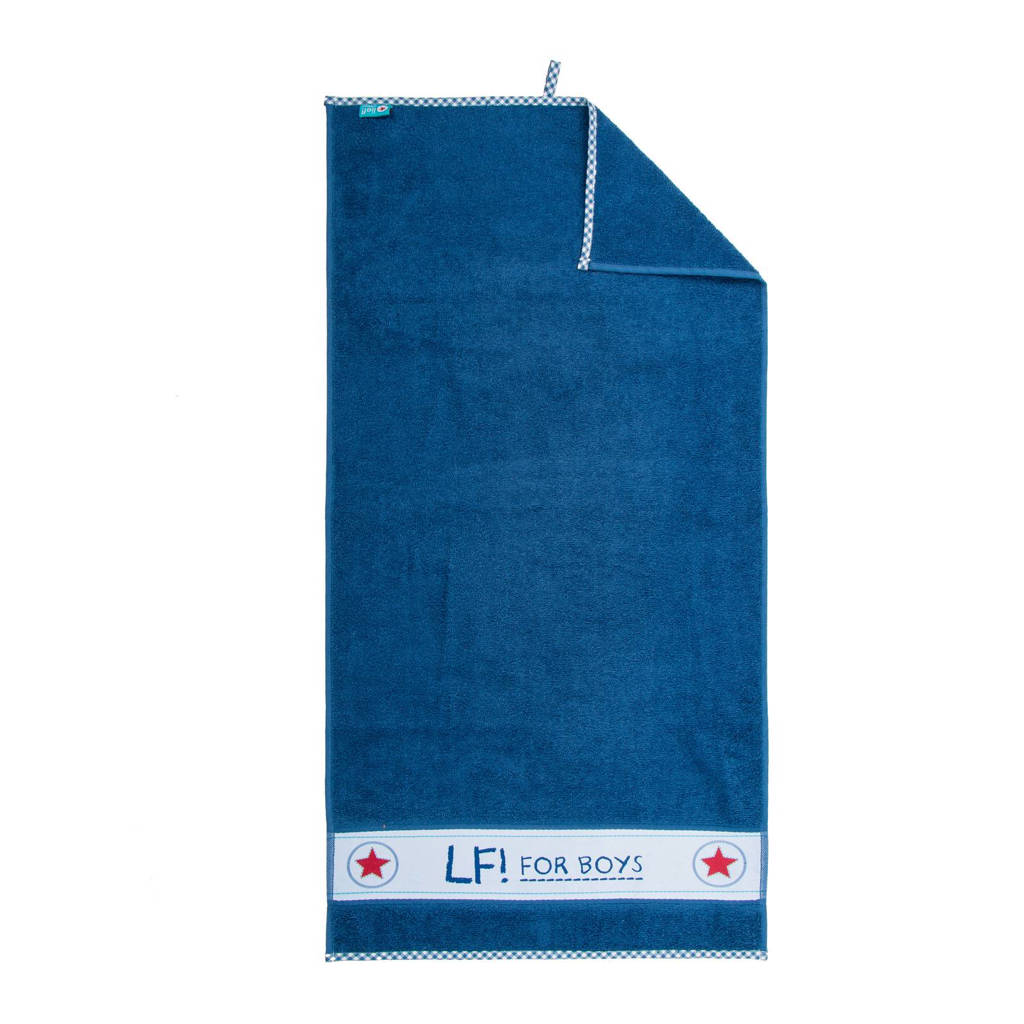 lief! badhanddoek 50x90 cm blauw, Blauw