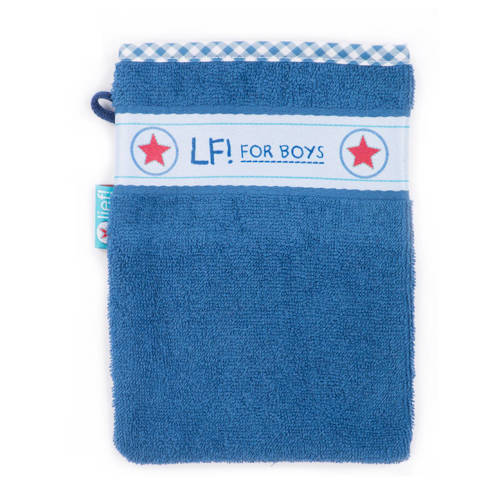 Lief Washandje Blauw lief kopen in de aanbieding