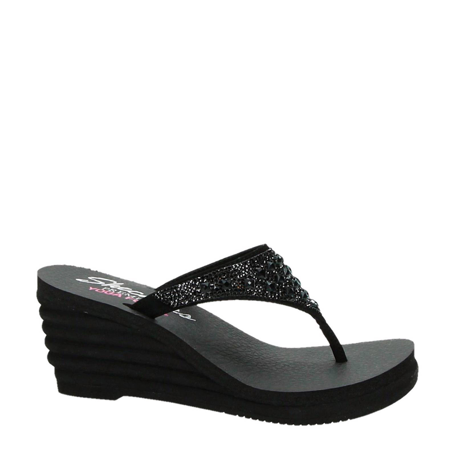 Skechers teenslippers | wehkamp