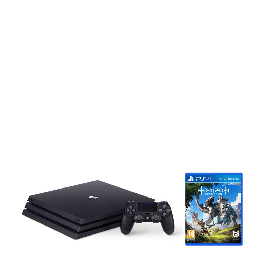 Sony PlayStation 4 Pro 1TB zwart + Horizon Zero Dawn, Zwart