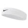 Nike hoofdband Swoosh wit