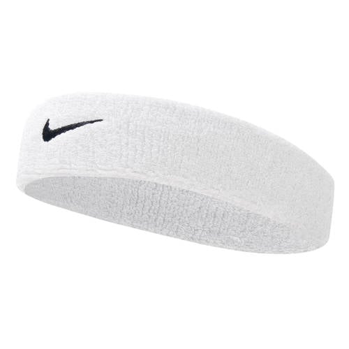Nike hoofdband Swoosh wit afbeelding