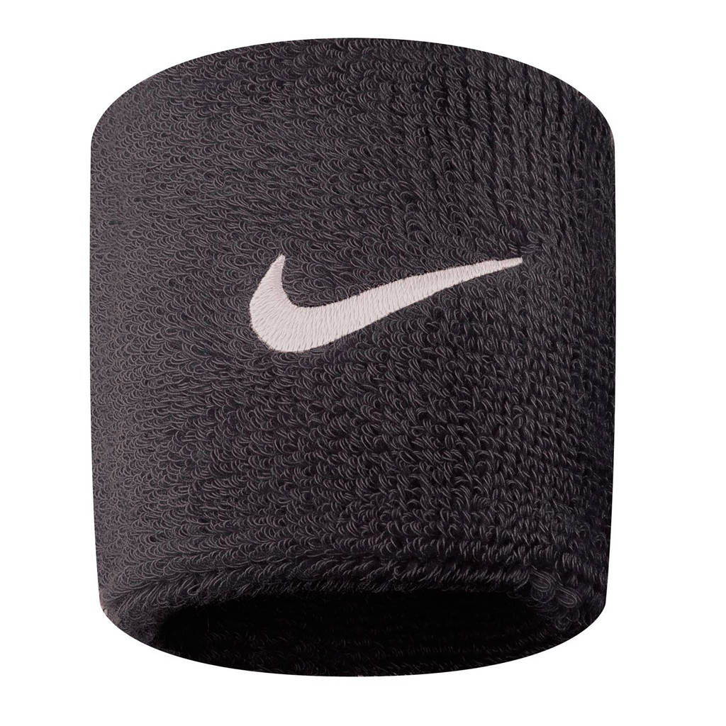 Nike polsband - set van 2, Zwart/wit