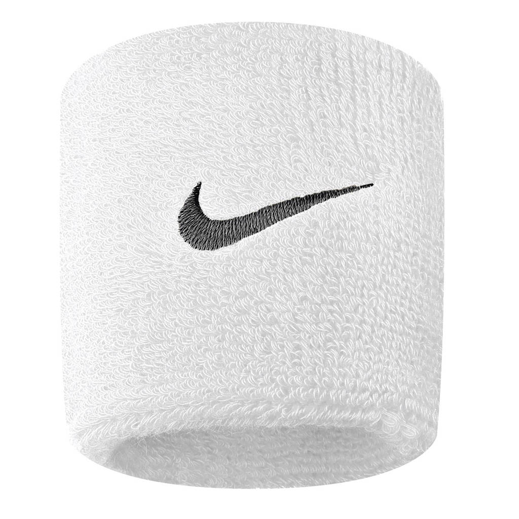 Nike polsband - set van 2, Wit/zwart