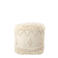 NOUS Living wollen poef (40x40 cm)