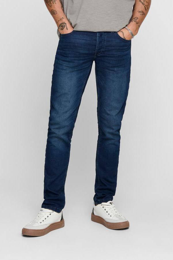 ONLY \u0026 SONS slim fit jeans ONSLOOM Blue Denim 0431 | wehkamp