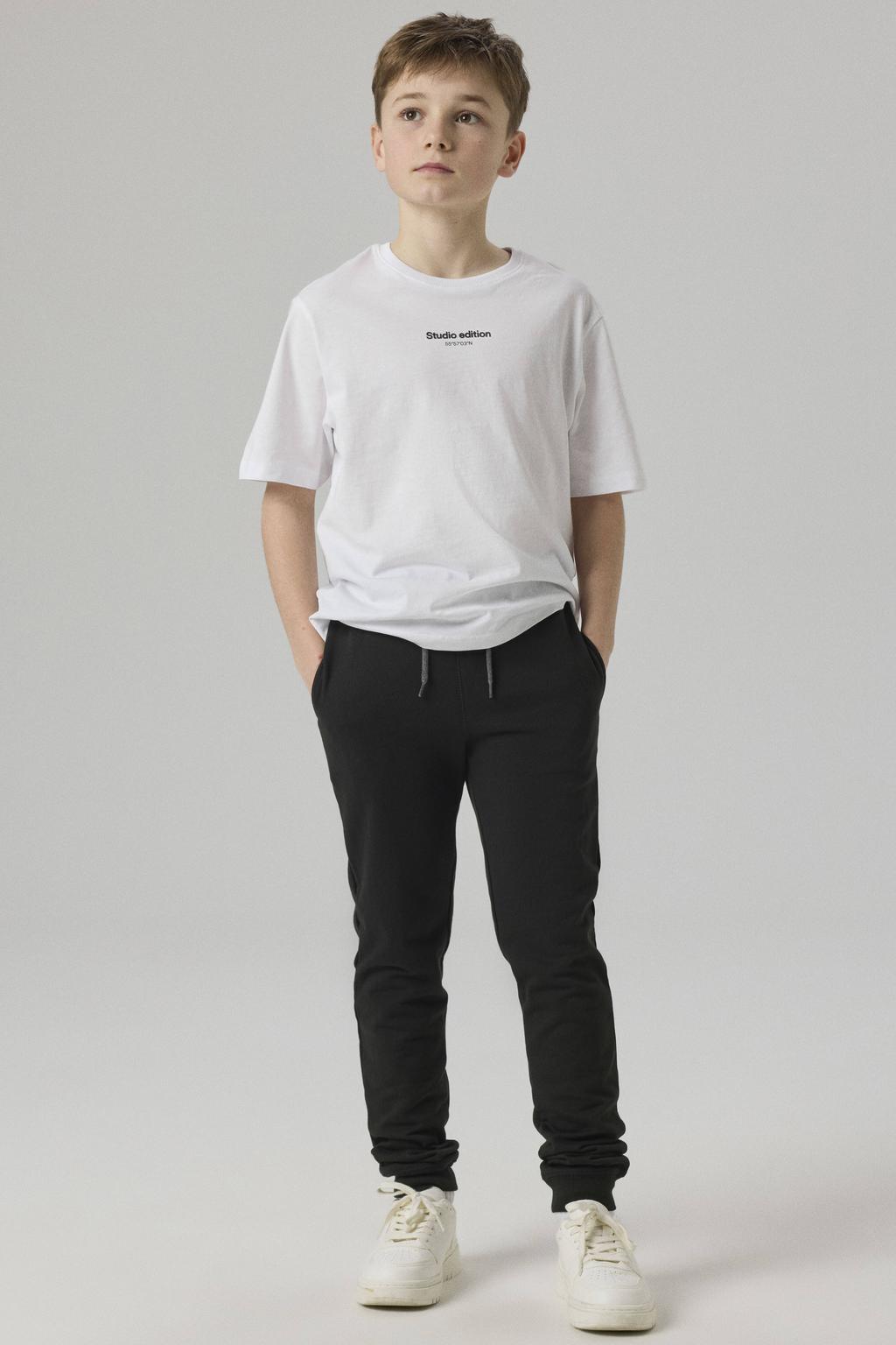NAME IT KIDS joggingbroek NKMSWEAT zwart