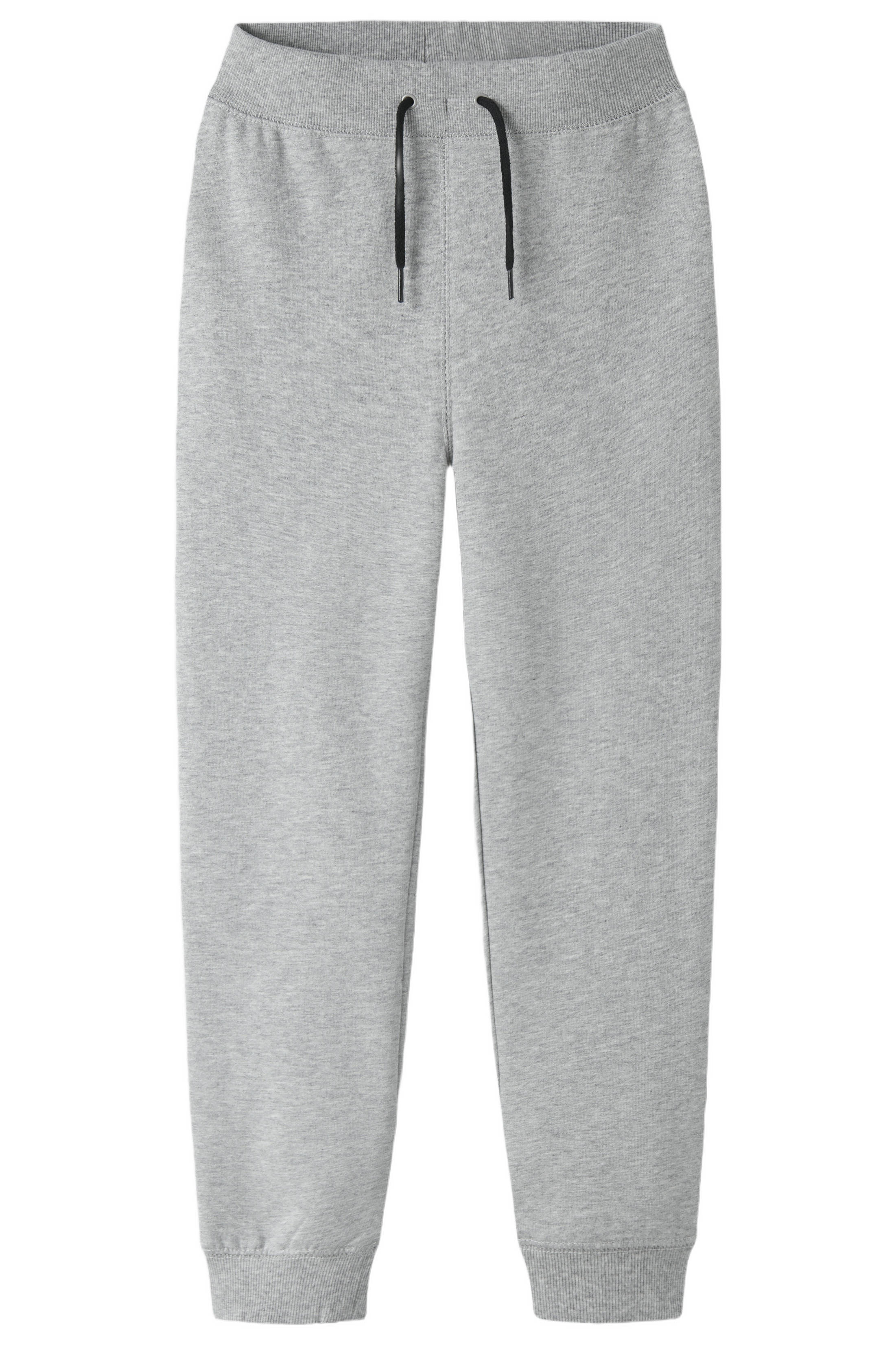 NAME IT KIDS broek NKMSWEAT grijs melange | wehkamp