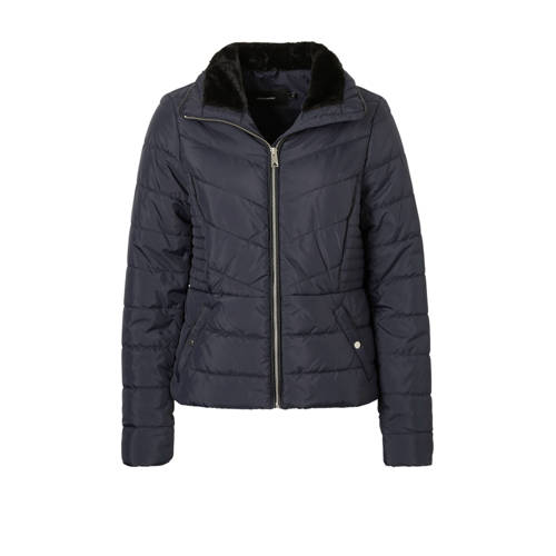 Vero Moda Gewatteerde Jas Met Imitatiebont vero moda kopen in de aanbieding