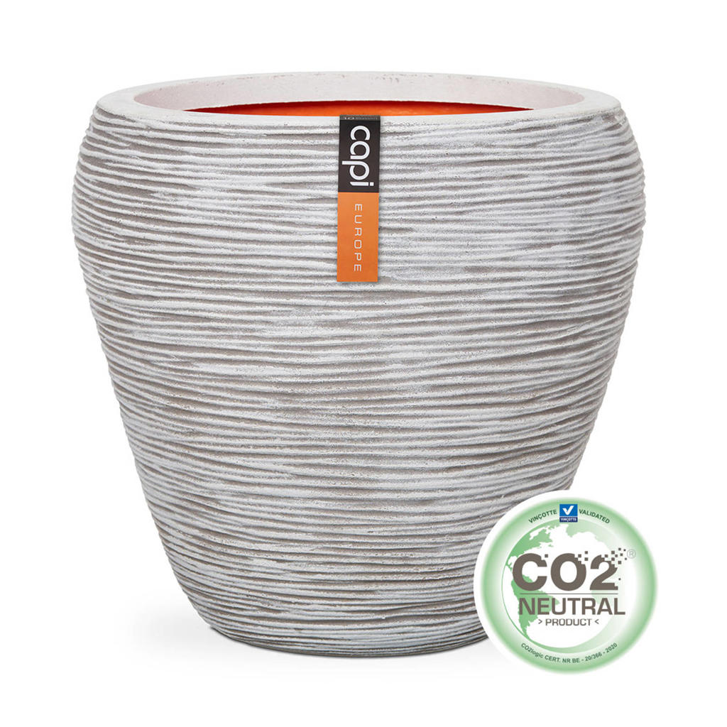 Capi bloempot Nature Rib (Ø42xh38 cm, taps)