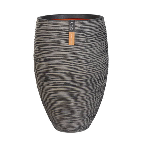 Capi Bloemvaas Nature Rib D40Xh60 Cm Elegant capi kopen in de aanbieding