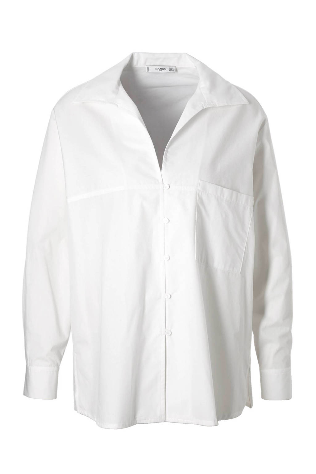 Mango blouse, Wit