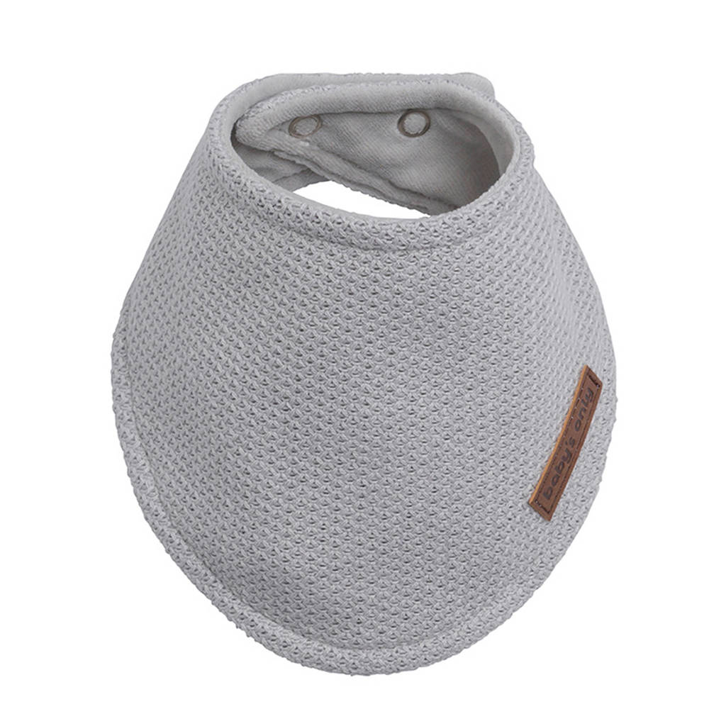 Baby's Only Classic slab bandana zilvergrijs, Zilvergrijs