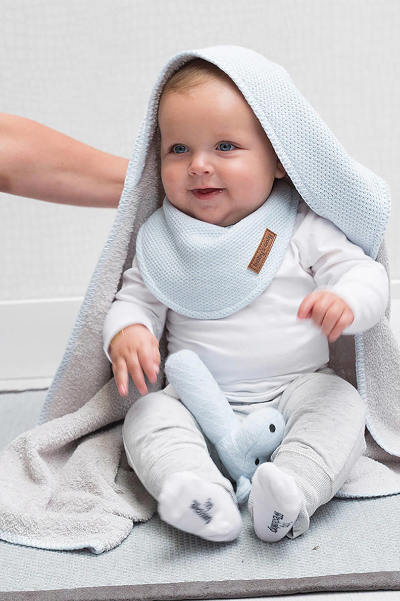 Baby's Only Classic badcape 85x75 cm poederblauw wehkamp