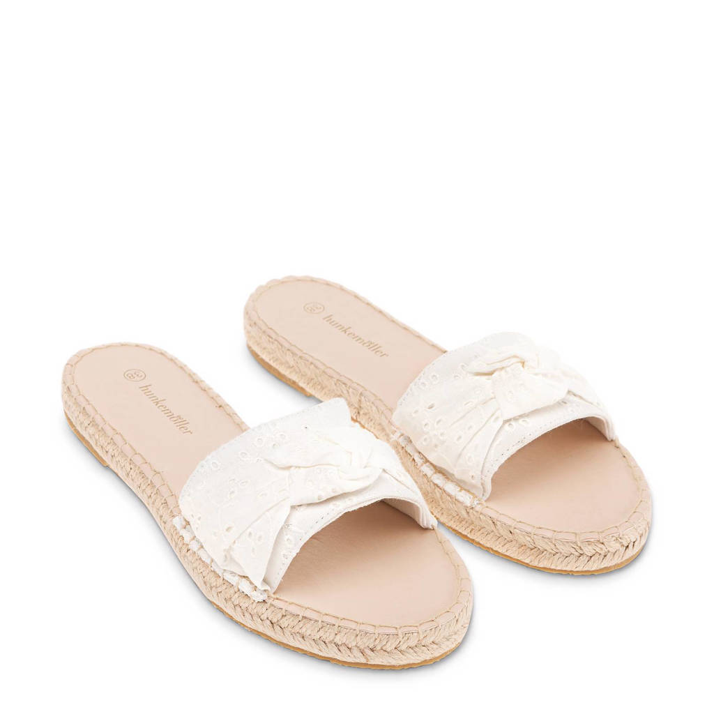 Hunkemöller espadrille slipper, Wit