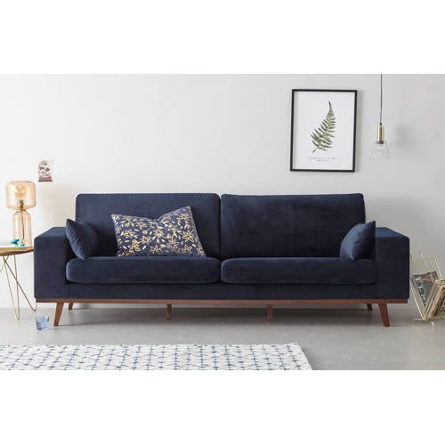 NOUS Living 3-zitsbank Torino - Donkerblauw