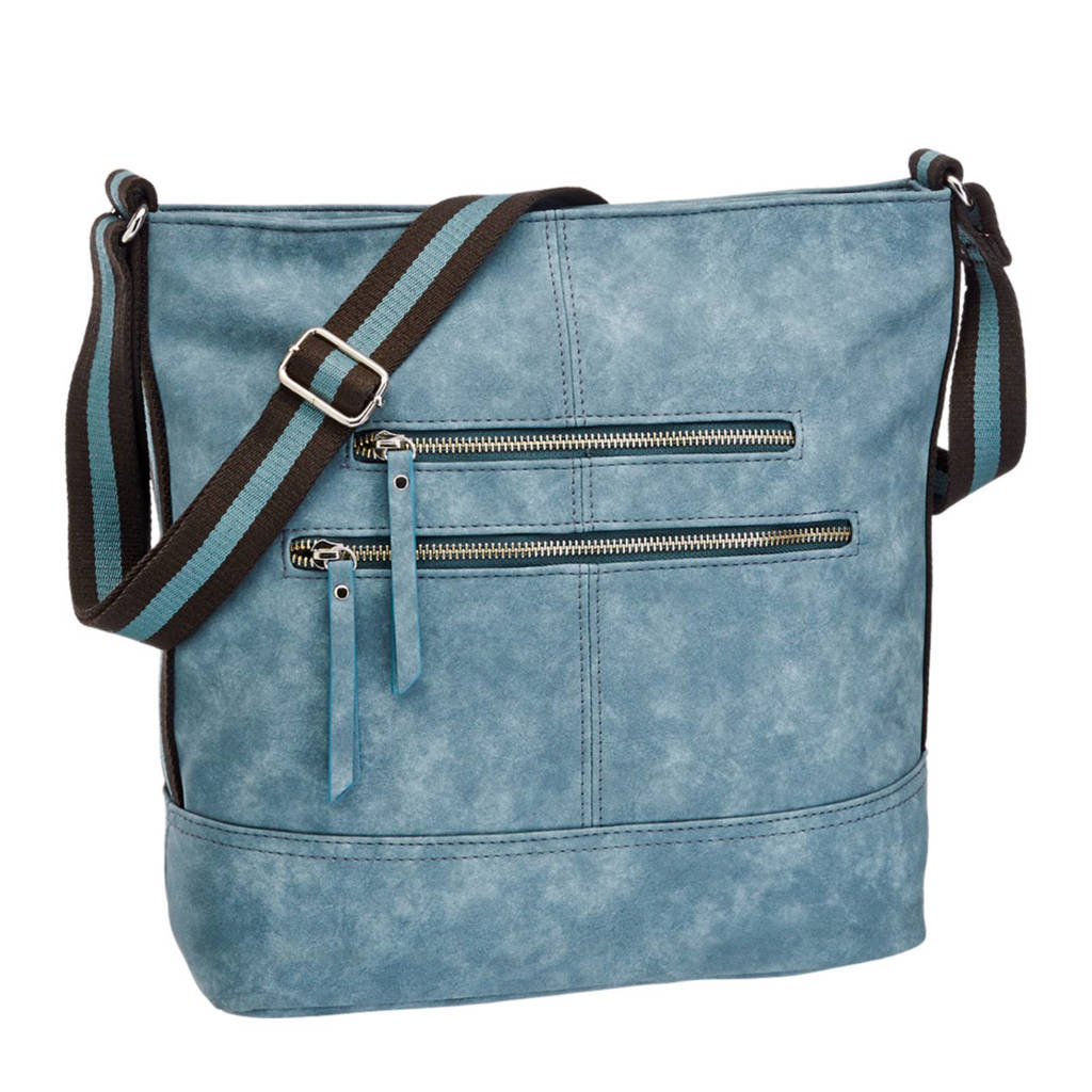 vanHaren Graceland schoudertas blauw, Blauw