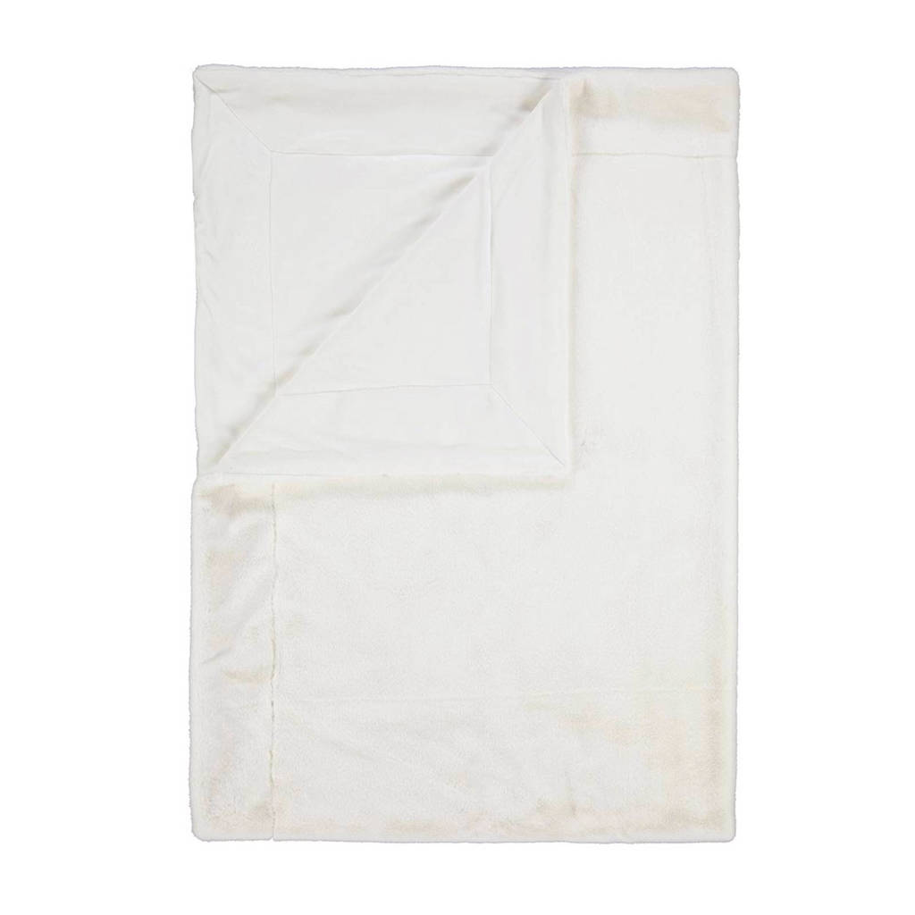 Essenza plaid Furry (150x200 cm), Ecru