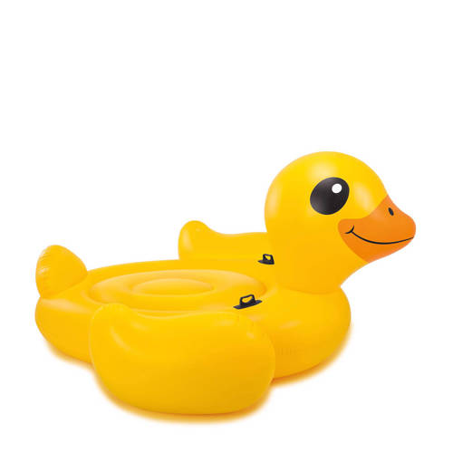 Intex Ride On Mega Gele Eend 221 Cm intex kopen in de aanbieding