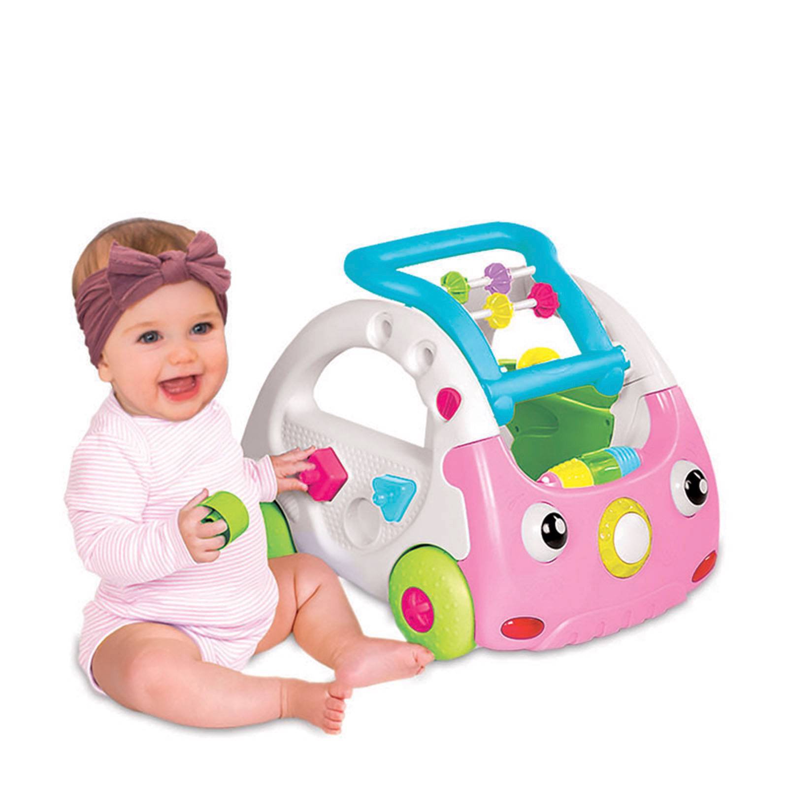 Infantino Sensory 3 in 1 Baby Walker Pink | wehkamp Infantino baby stuur | wehkamp