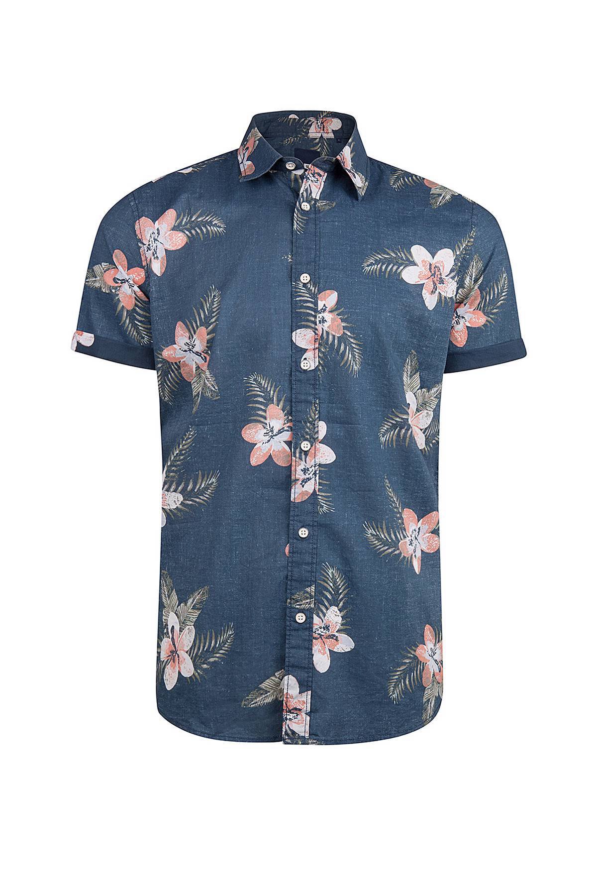 Overhemd Fit We Relaxed Bloemen BlauwWehkamp Fashion Met nkO0P8w