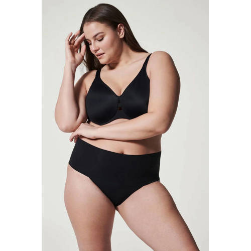 SPANX Undie-tectable seamless licht corrigerende string zwart afbeelding