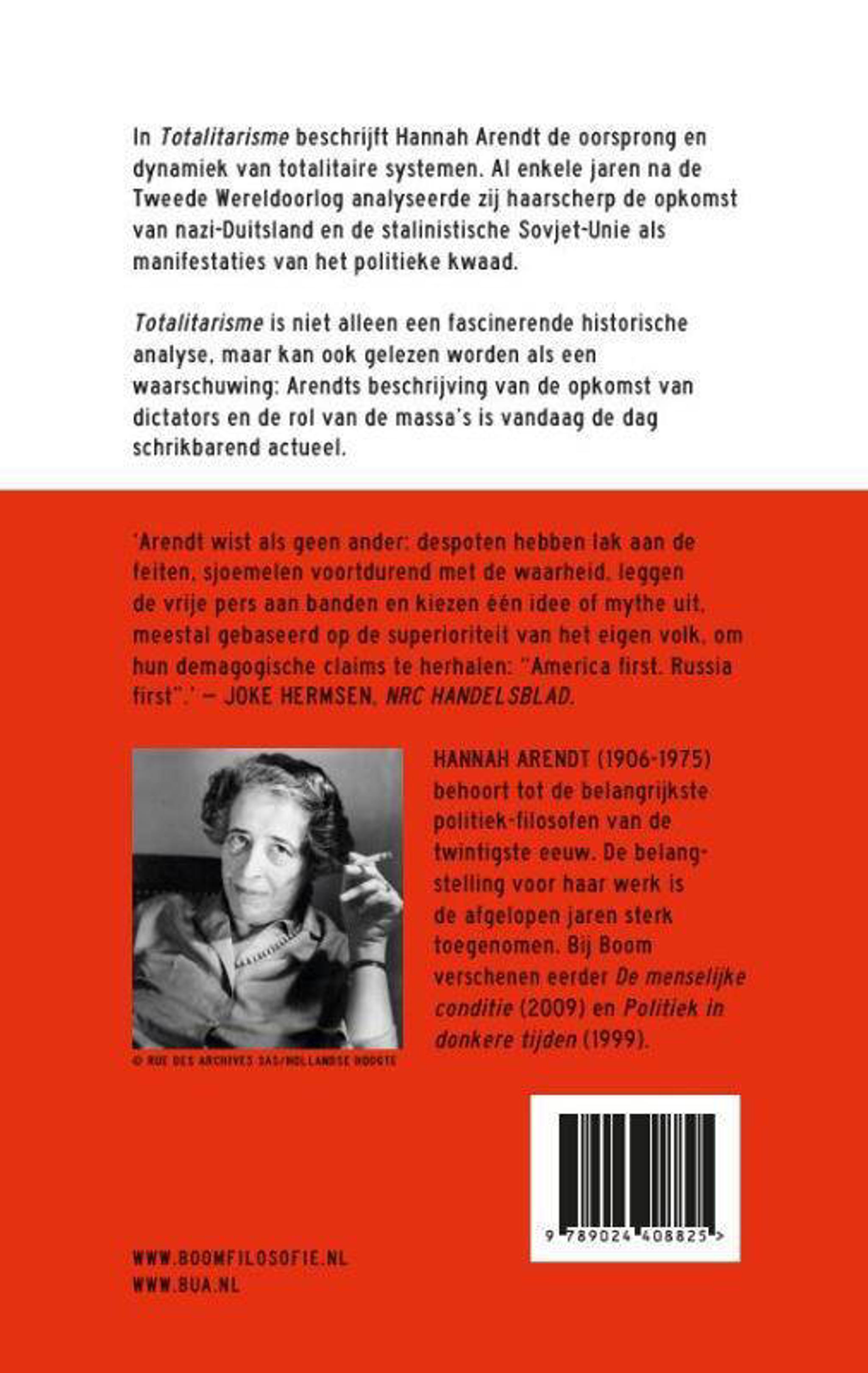 Hannah Arendt Totalitarisme kopen? in huis wehkamp