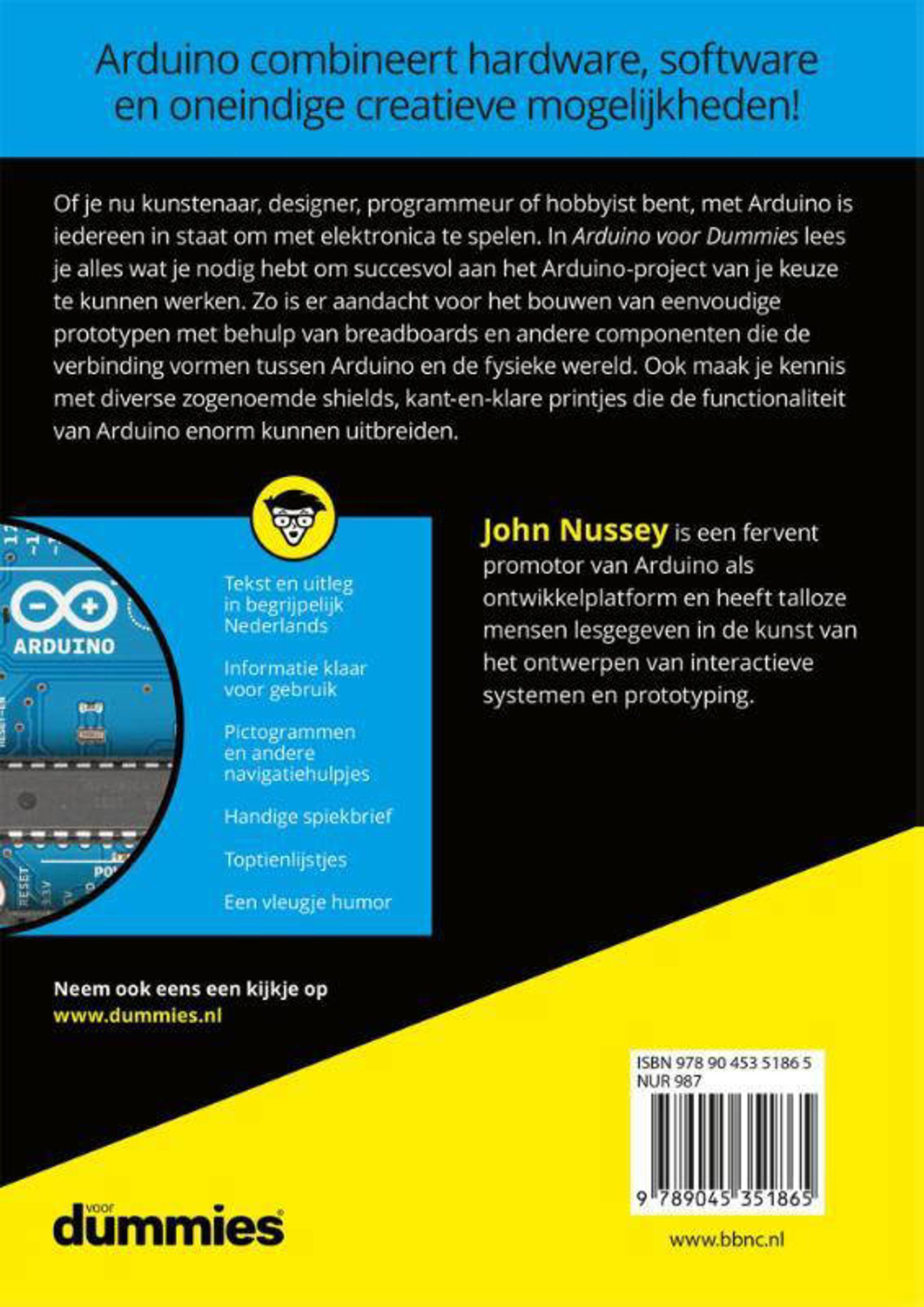 John Nussey Voor Dummies: Arduino voor dummies | wehkamp