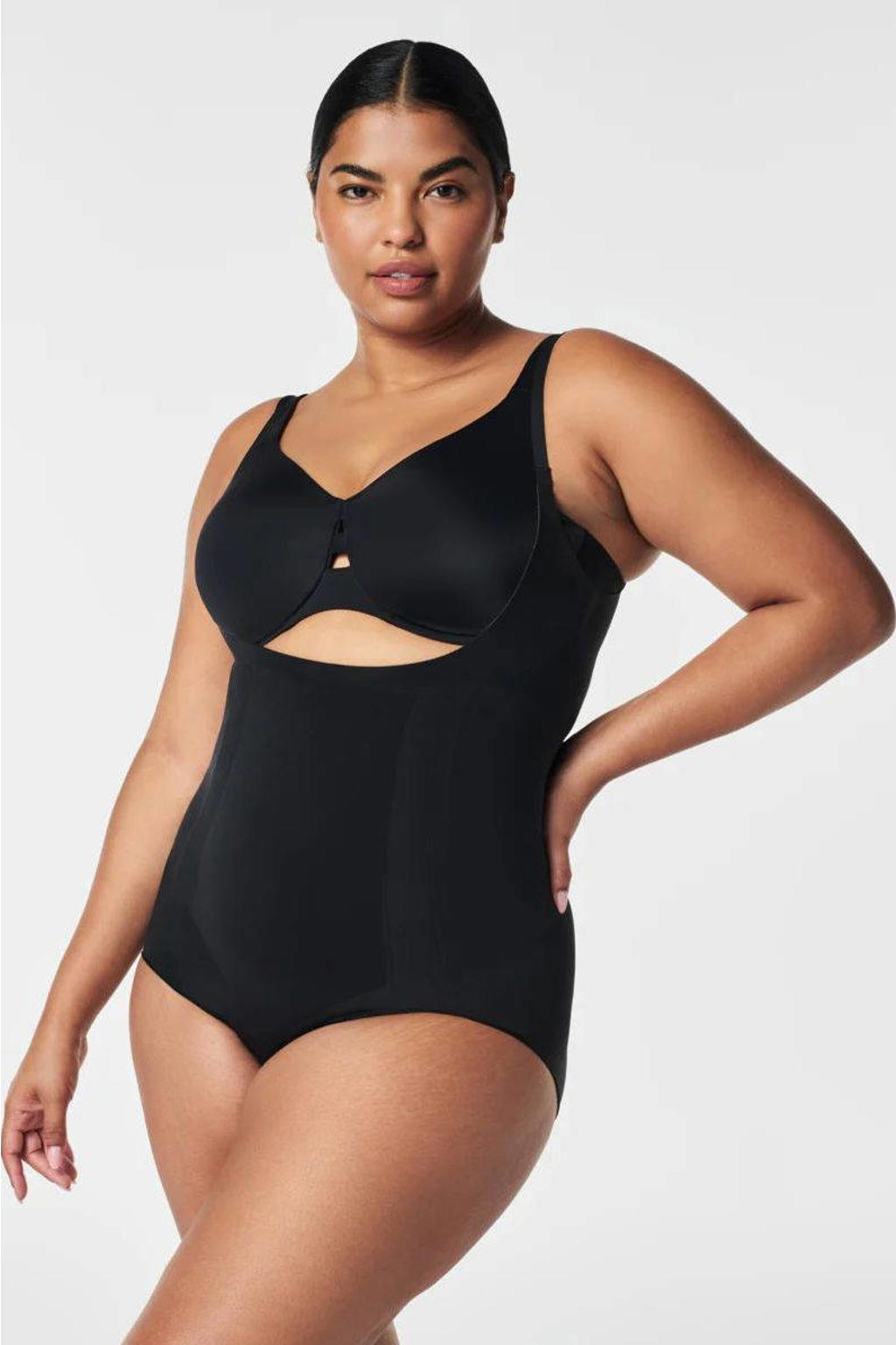 SPANXsculpt™ OnCore sterk corrigerende Open-Bust Panty body zwart