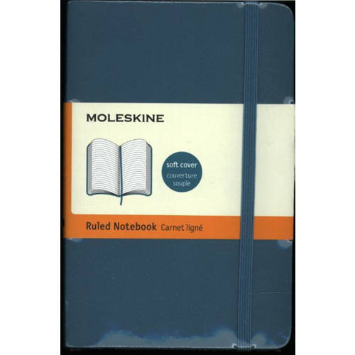 Moleskine Classic Colored Notebook Pocket Ruled Underwater Blue huismerk kopen in de aanbieding