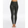 SPANX corrigerende imitatieleren legging zwart