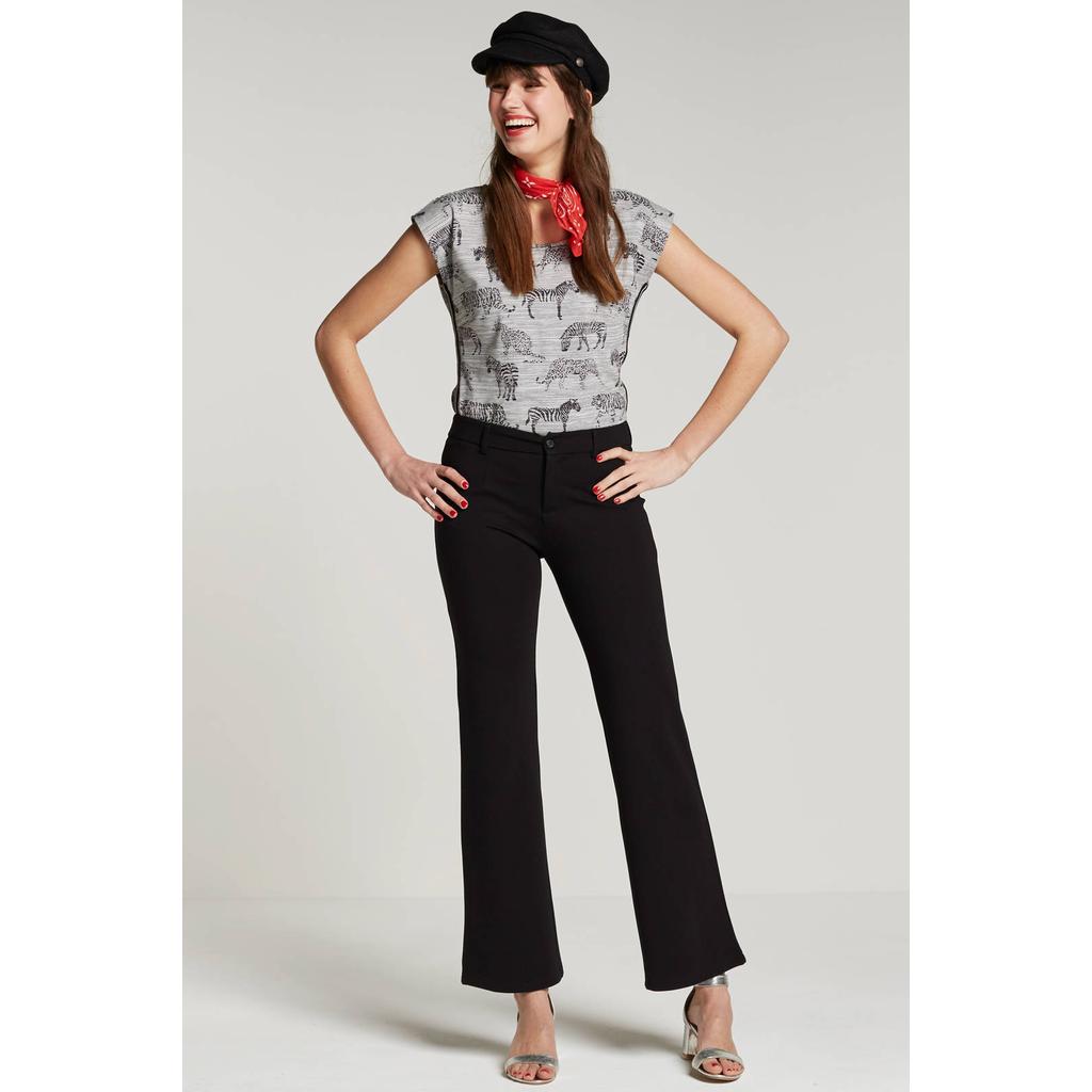 SisterS Point wide leg pantalong NEW GEORGE-7 zwart