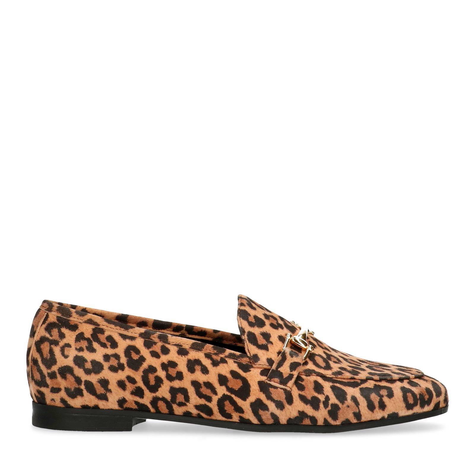 Sacha suède loafers met luipaardprint | wehkamp