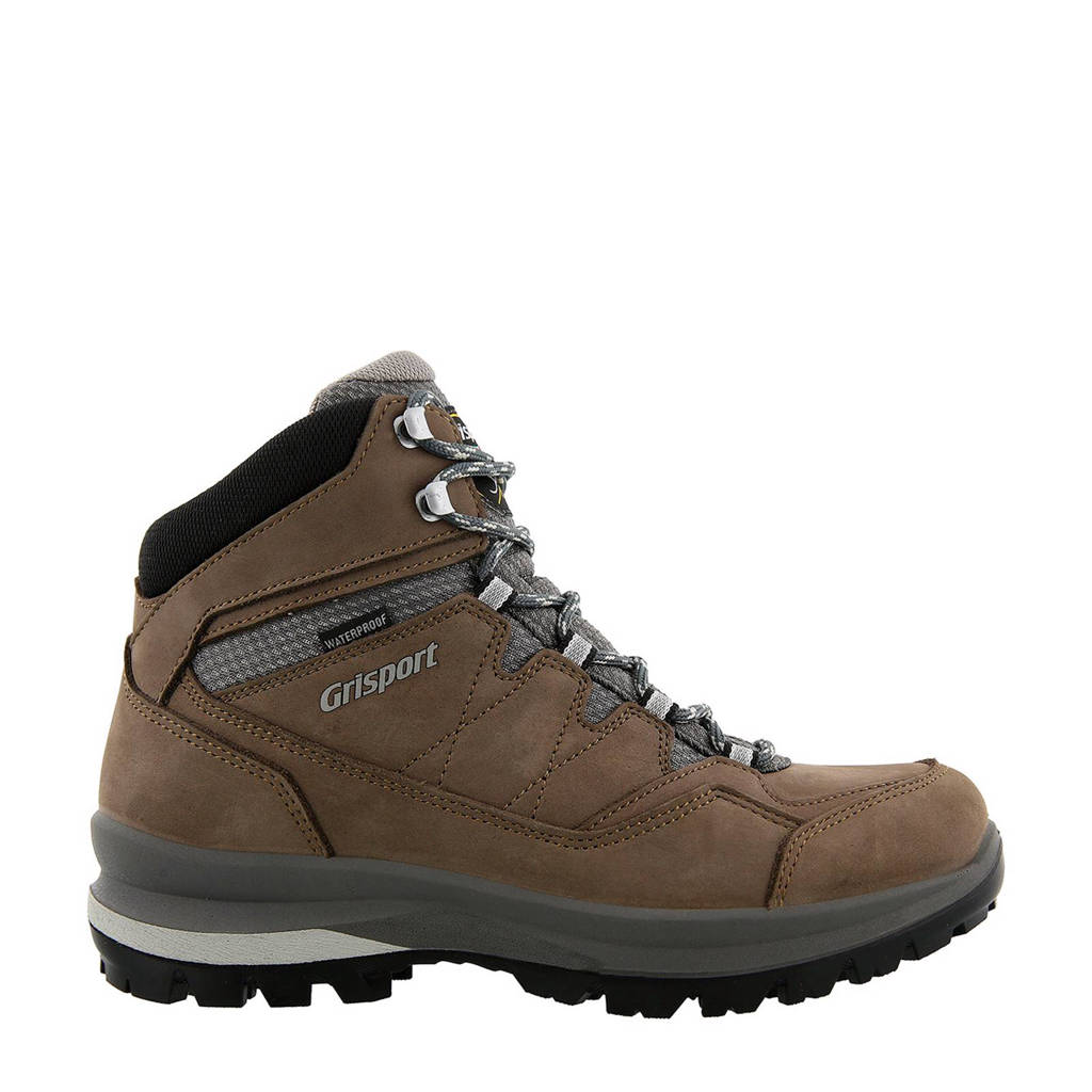 Grisport Aspen Mid nubuck wandelschoenen, Bruin