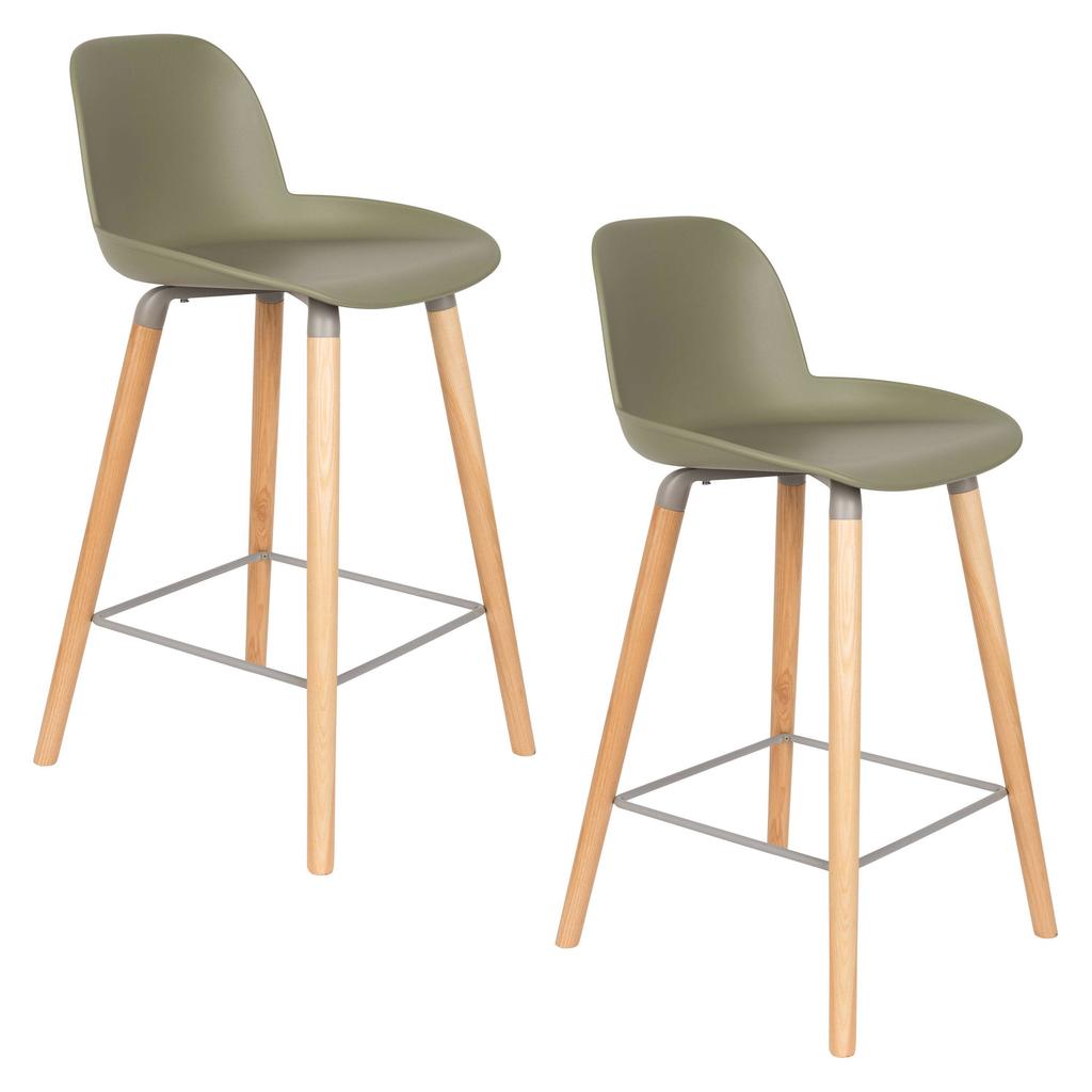 Zuiver Albert Kuip counter barkruk (set van 2)