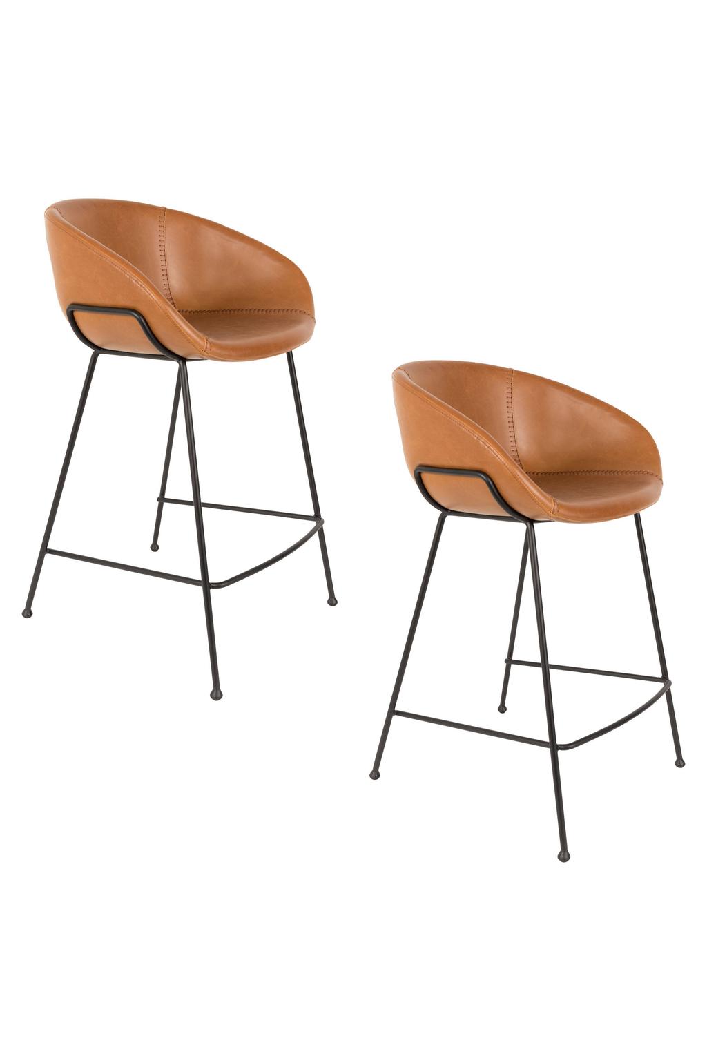 Zuiver Feston counter barkruk (set van 2)