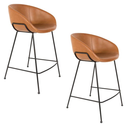 Zuiver Feston counter barkruk (set van 2) afbeelding