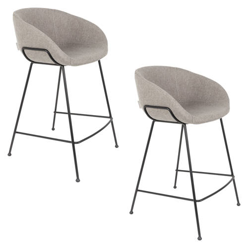 Zuiver Feston counter barkruk (set van 2) afbeelding