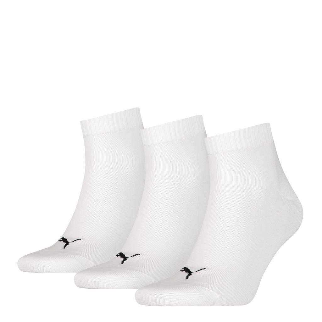 Puma   sokken - set van 3 wit