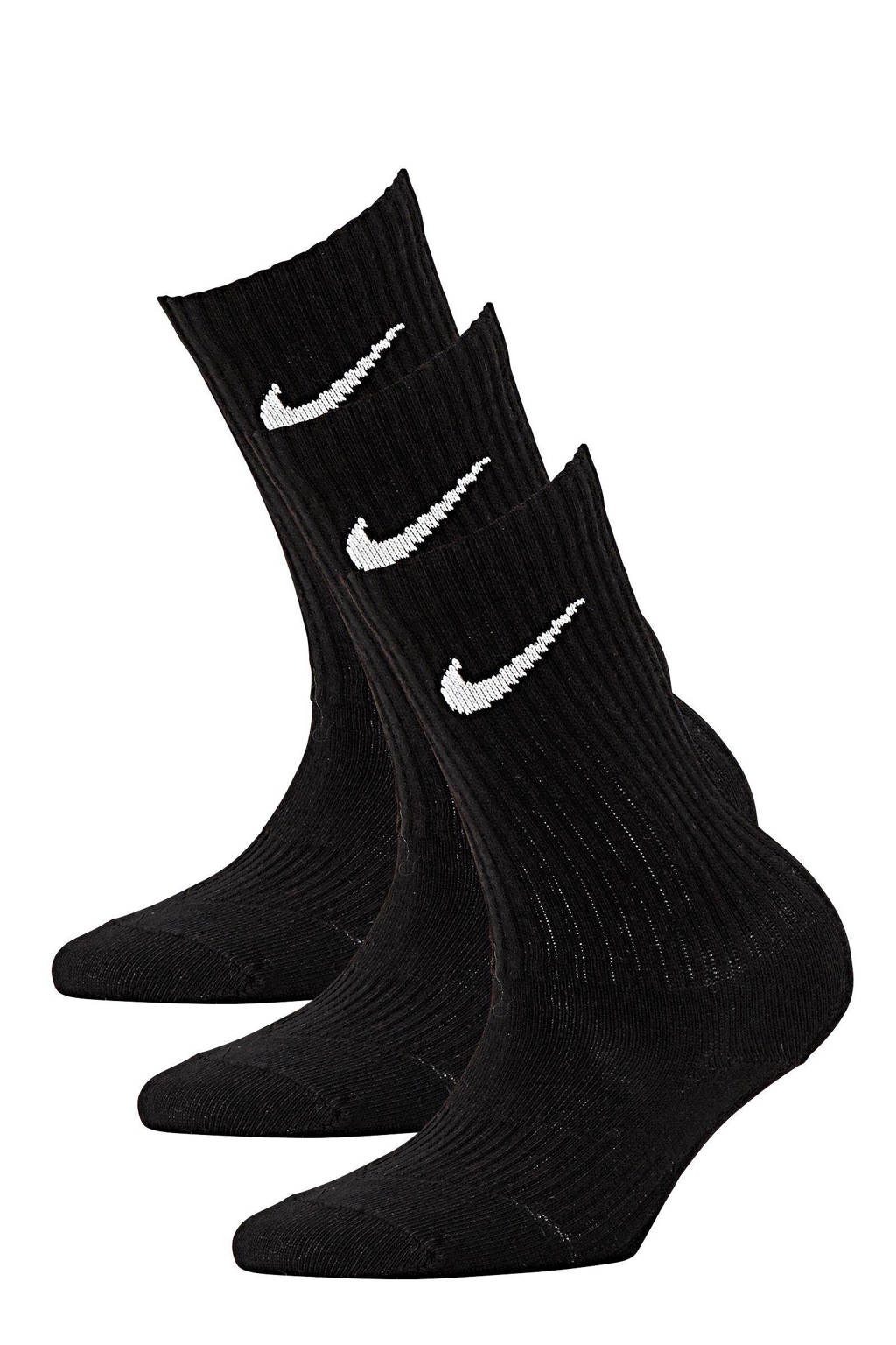 Nike sportsokken - set van 3 zwart, Zwart