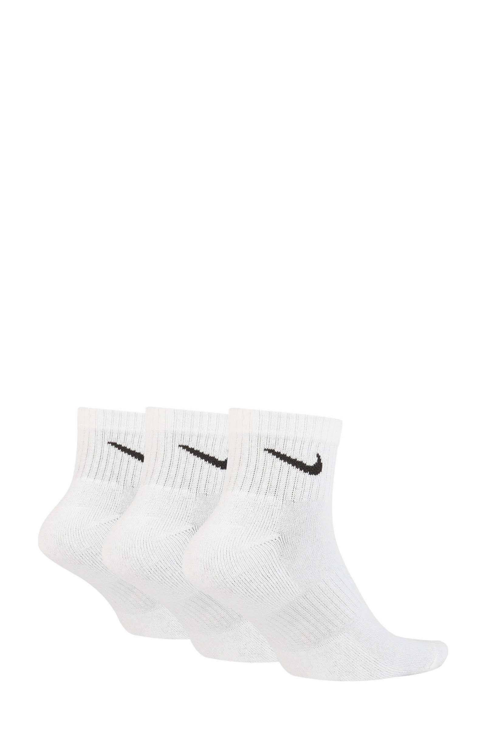 Nike sportsokken - set van 3 paar wit | wehkamp